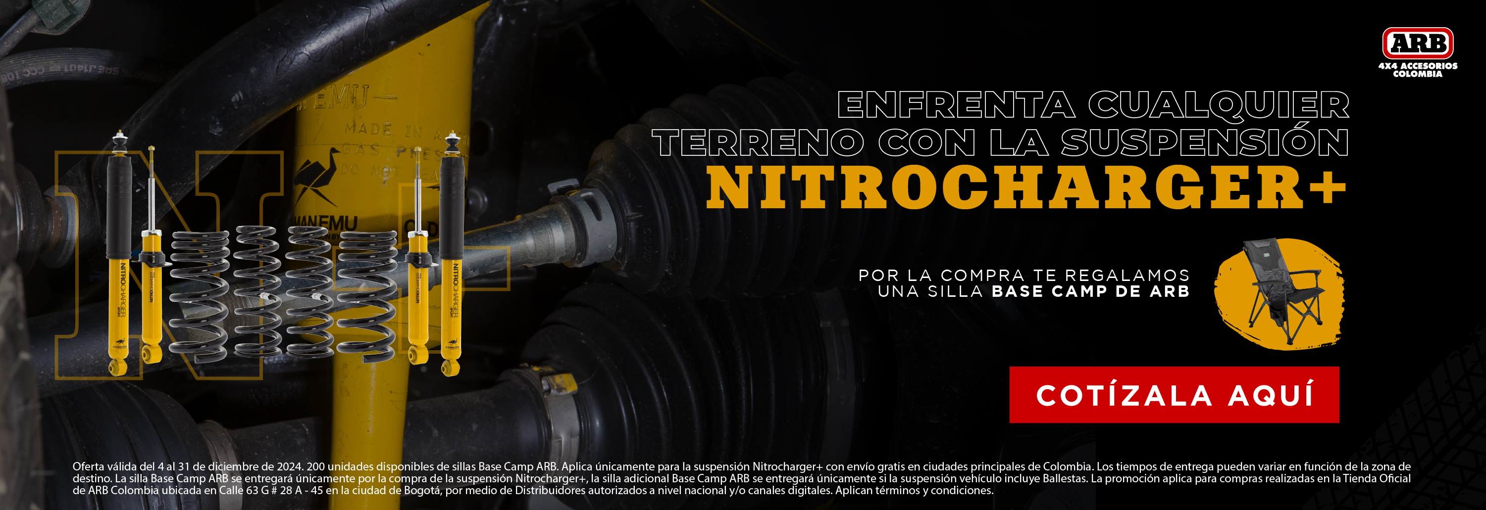 ENFRENTA CUALQUIER TERRENO CON LA SUSPENSIÓN NITROCHARGER+